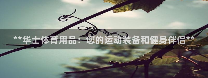 欧陆娱乐出款：**华士体育用品：您的运动装备和健身伴