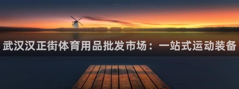 欧陆娱乐app攻略大全：武汉汉正街体育用品批发市场：一站式运