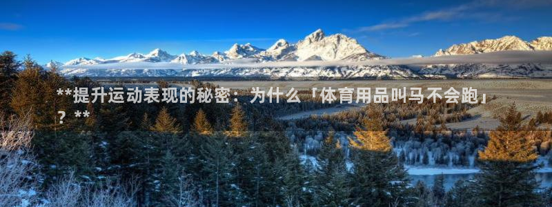 欧陆娱乐登录注册平台官网：**提升运动表现的秘密：为什么「体